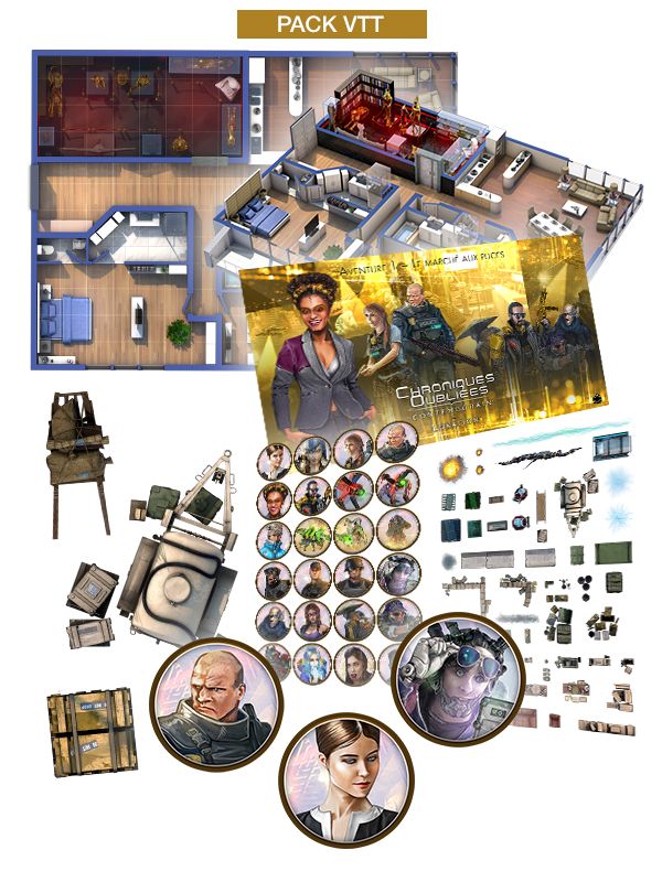 Chroniques Oubliées Contemporain - Lockation Pack VTT
