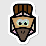 Sticker brillant