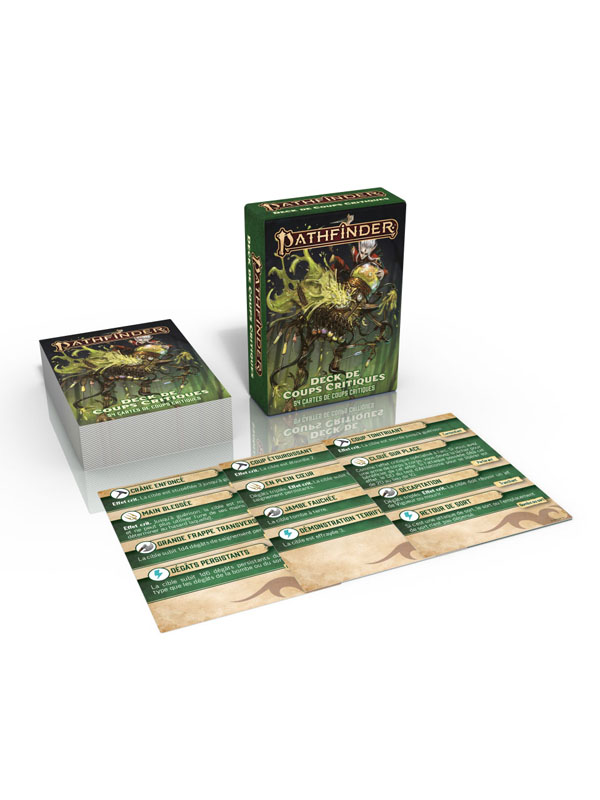 Pathfinder 2 - Deck de Coups Critiques
