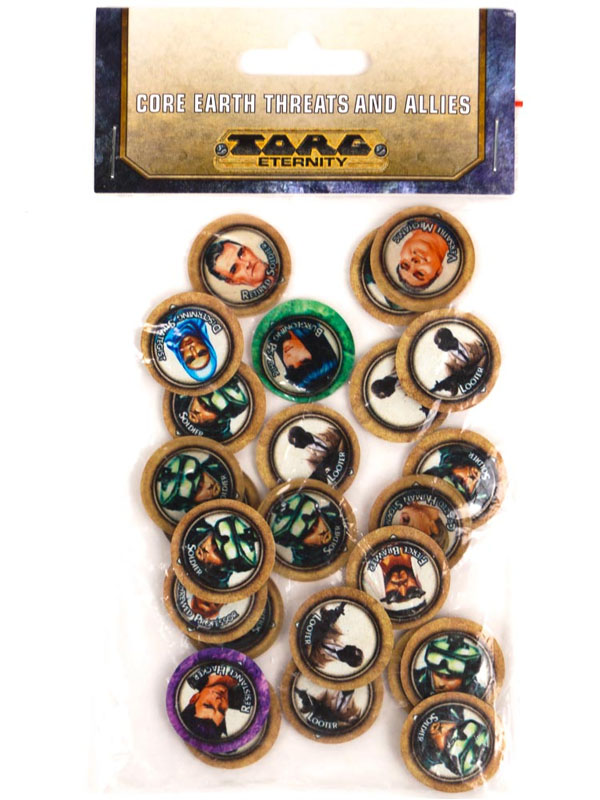 Torg Eternity - Core Earth - Threats and Allies Tokens