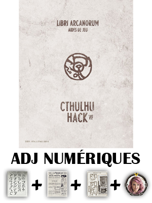 Cthulhu Hack - Pack aides de jeu numériques Libri Arcanorum