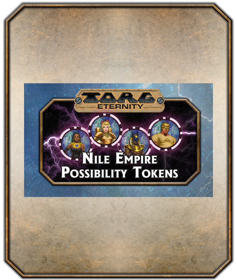 Torg Eternity - Nile Empire Possibility Tokens