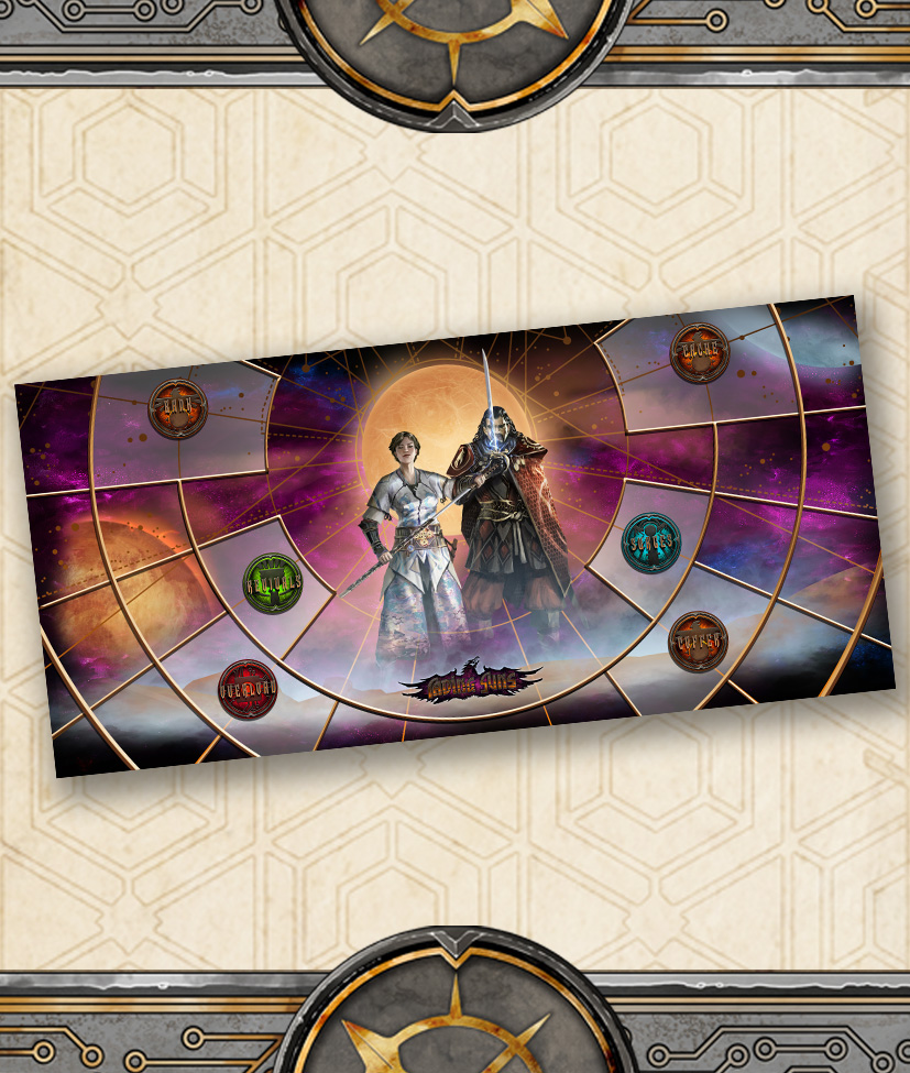 Fading Suns - Deluxe Play Mat: Noble