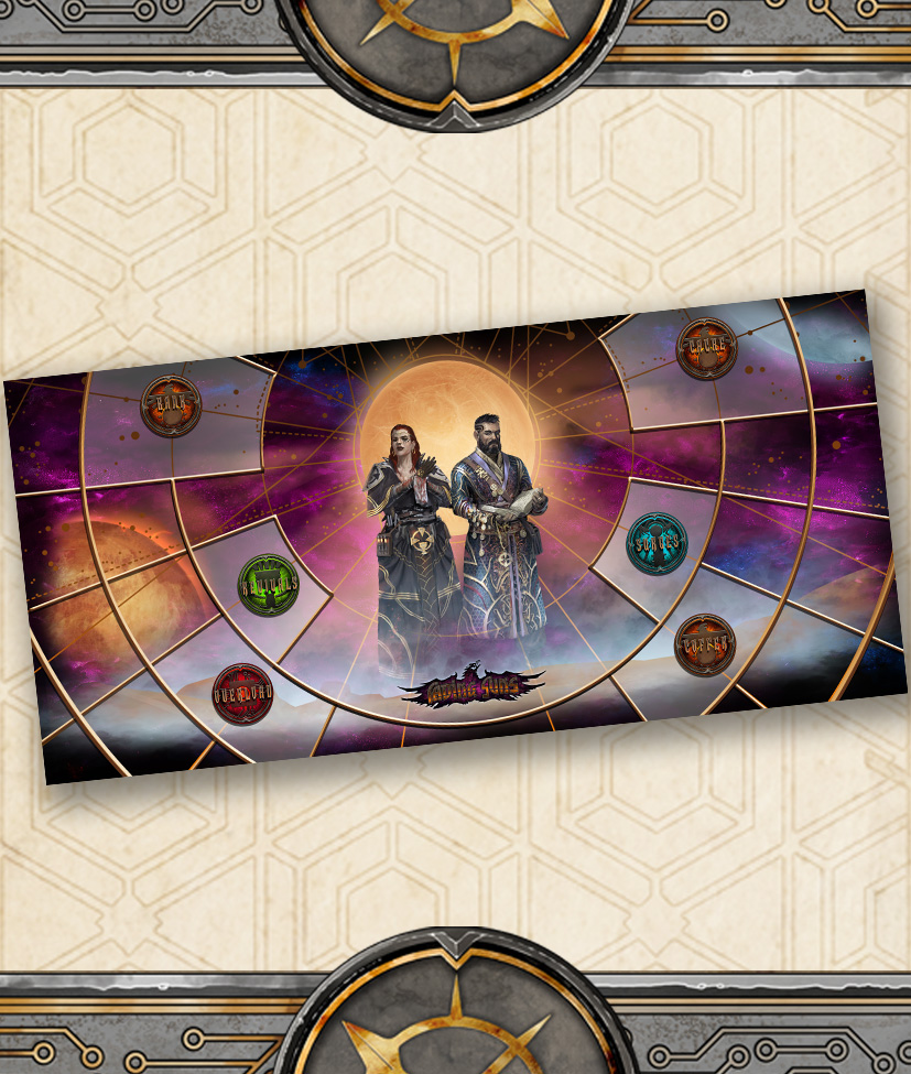 Fading Suns - Deluxe Play Mat: Priest