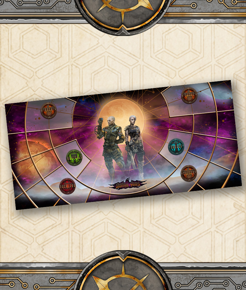 Fading Suns - Deluxe Play Mat: Merchant