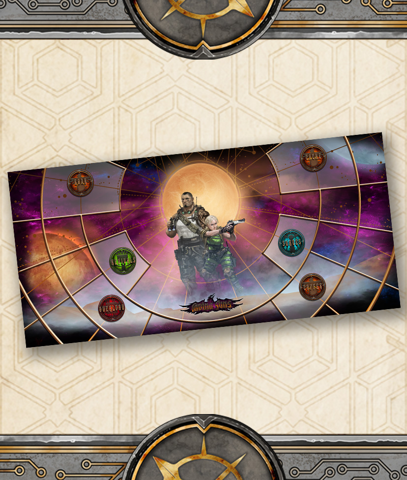 Fading Suns - Deluxe Play Mat: Yeoman