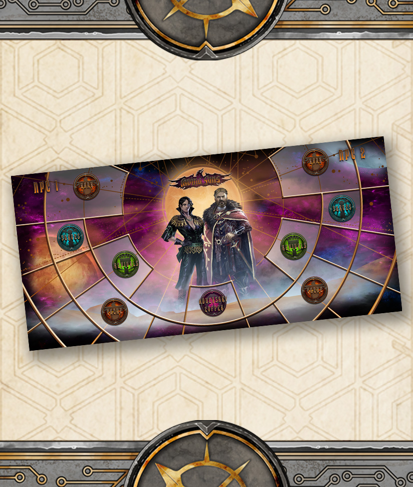 Fading Suns - Deluxe Play Mat: Gamemaster