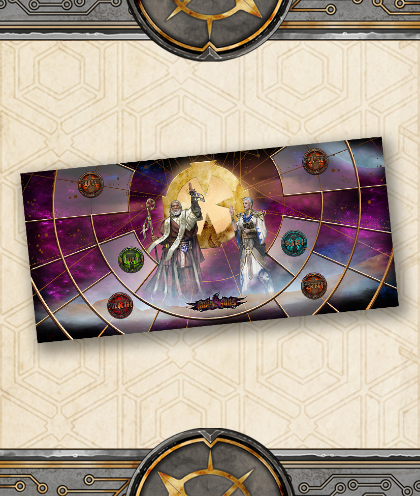 Fading Suns - Deluxe Play Mat: Urth Orthodox