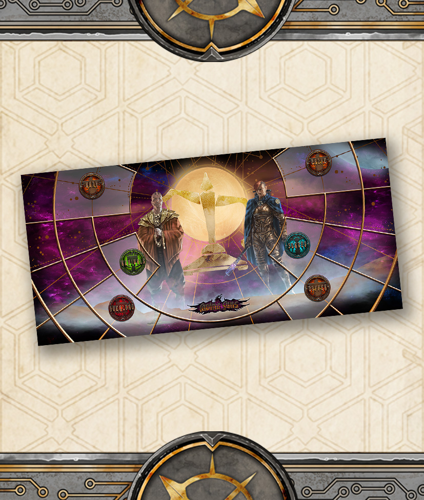 Fading Suns - Deluxe Play Mat: Reeves Guild