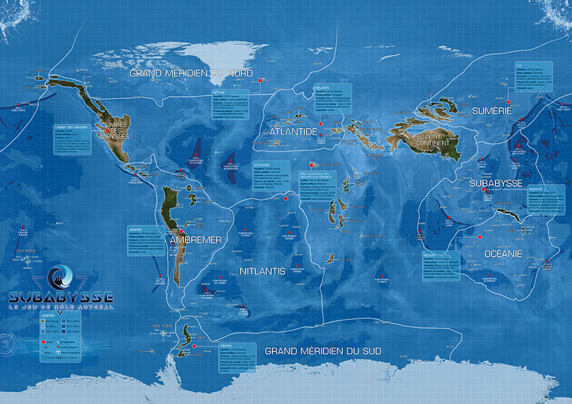 Carte du monde A2