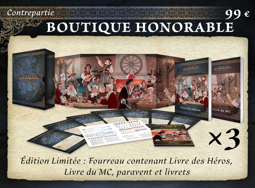 Boutique honorable (3 + 0)