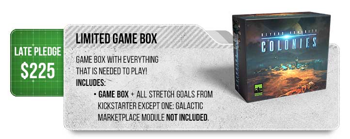 LATE PLEDGE - LIMITED GAME BOX