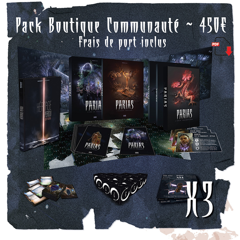 Pack boutique communauté x3
