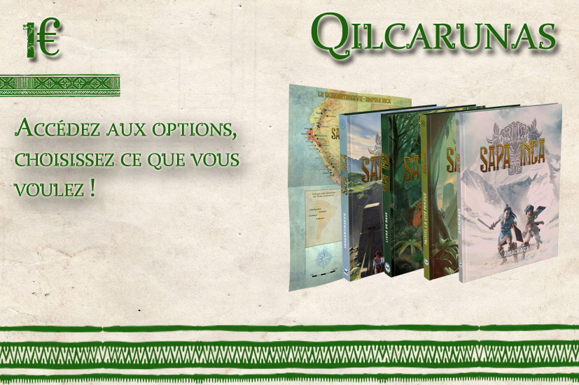 Qilqarunas - accès aux options