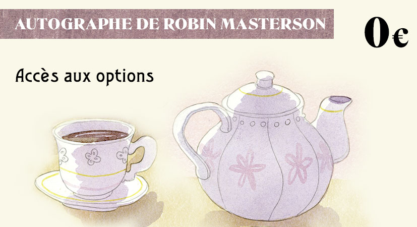 Autographe de Robin Masterson