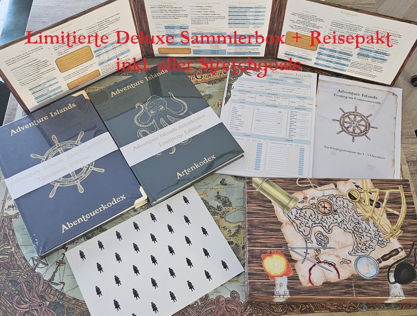 Adventure Islands limited Deluxe-Komplettbox + Reisepaket