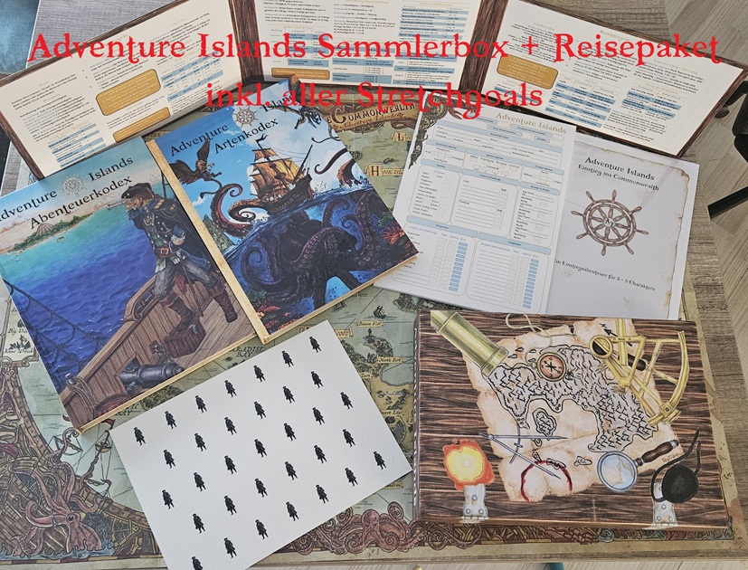 Adventure Islands Sammlerbox + Reisepaket