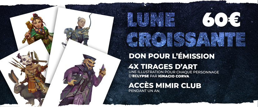 Lune croissante 🌓