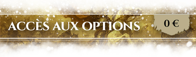 Accès aux options