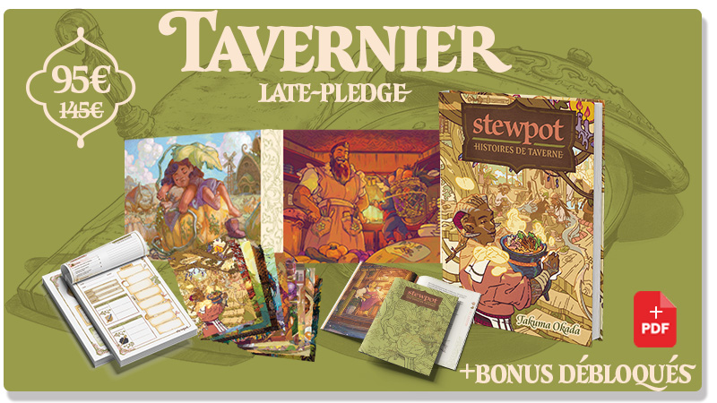 Tavernier - Late pledge