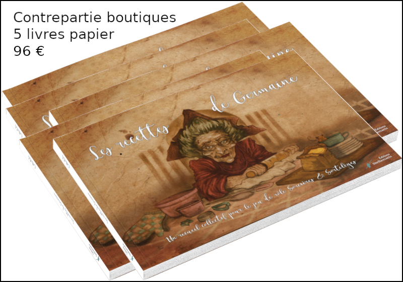 5 livres papier