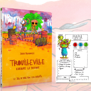 Le livre Karbure la Toxique + 1 fiche de monstre inédit