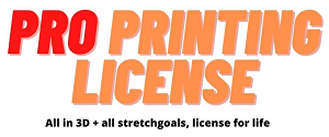 PRO - Printing license 3D