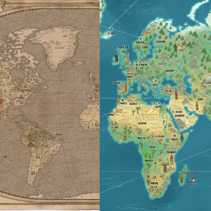 Les cartes du monde