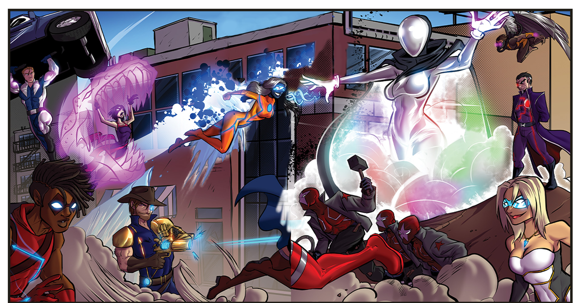 background Sentinel Comics - Das Rollenspiel