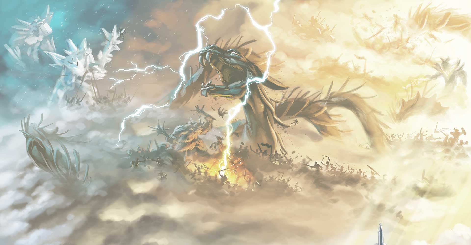 background Champions de Midgard - Extensions Sombres Montagnes / Valhalla