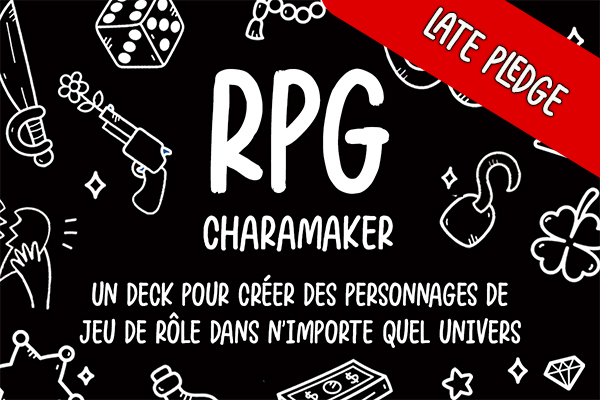 RPG CharaMaker - Deck pour la création de personnage de jeu de rôle
