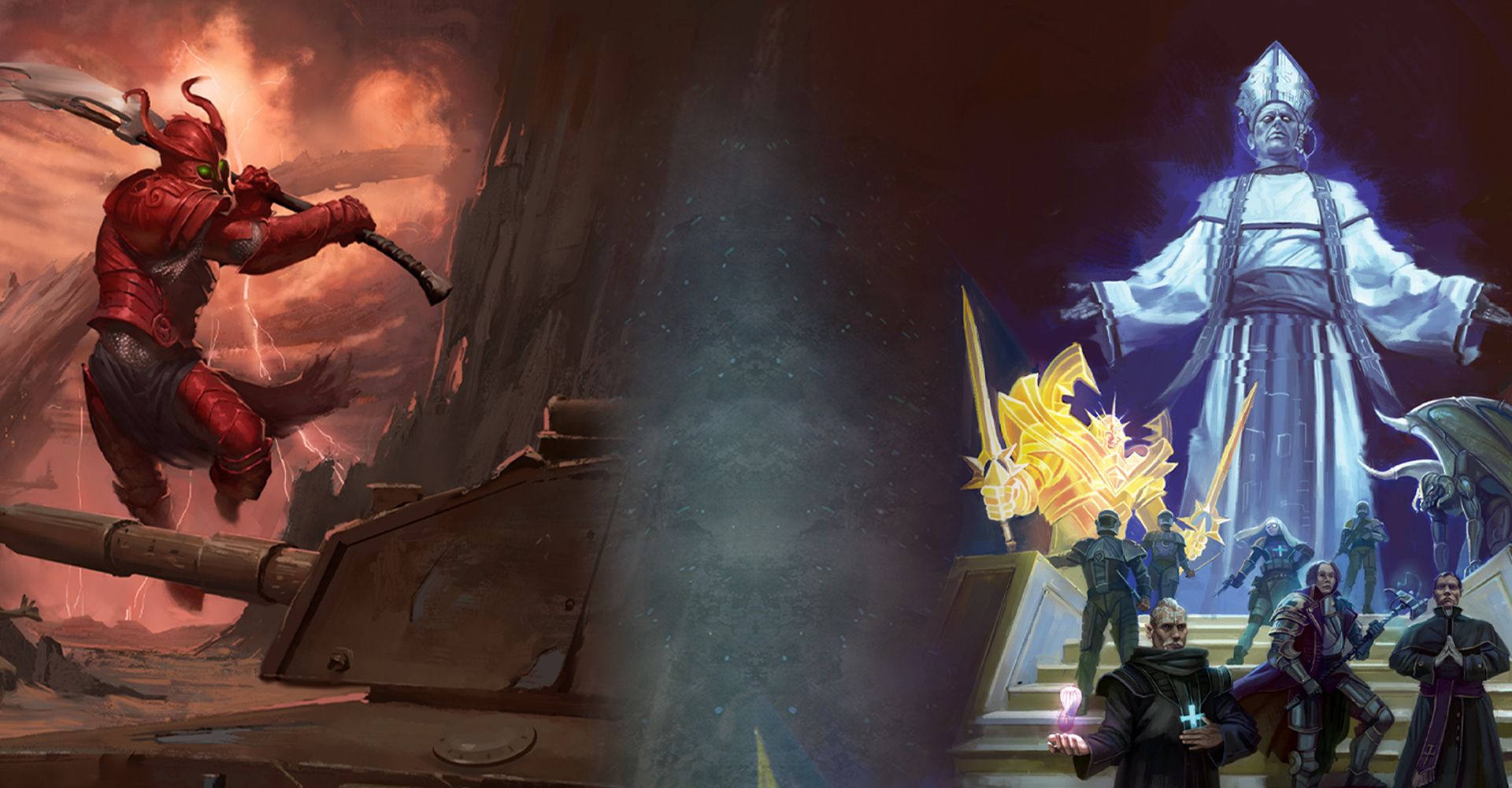 background Torg Eternity - Aysle und das Cyberpontifikat