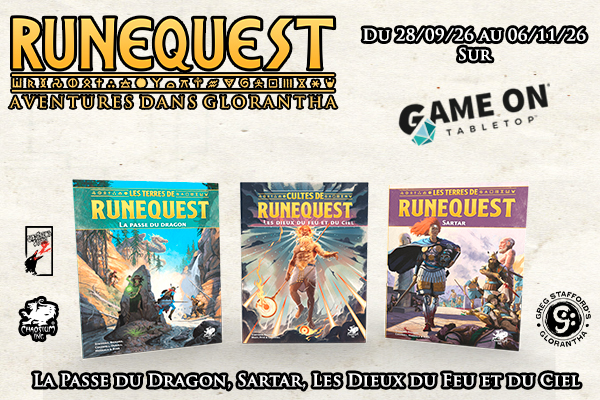 Runequest : 3 nouveaux supplements