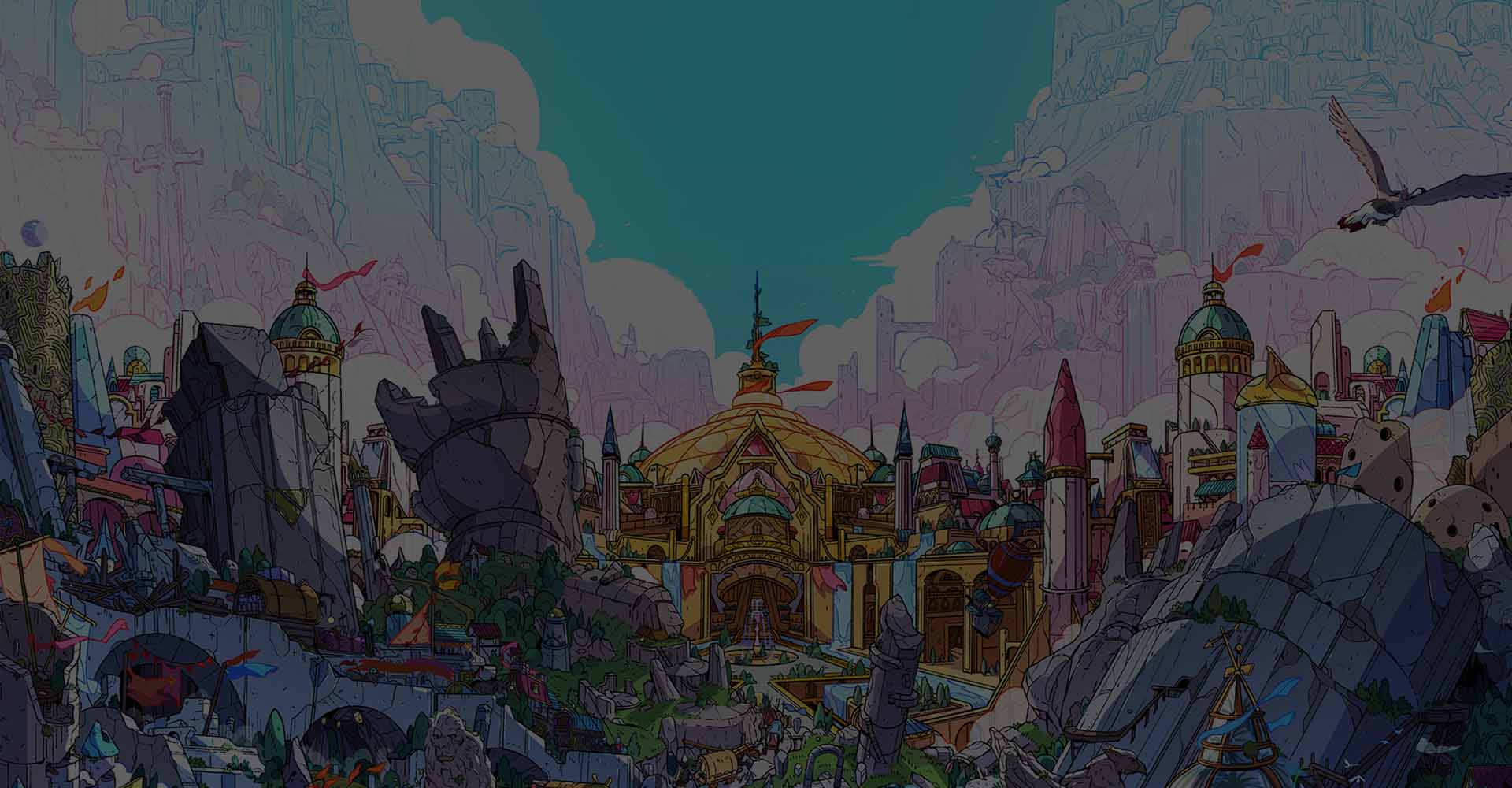 background The Old king's Crown en français