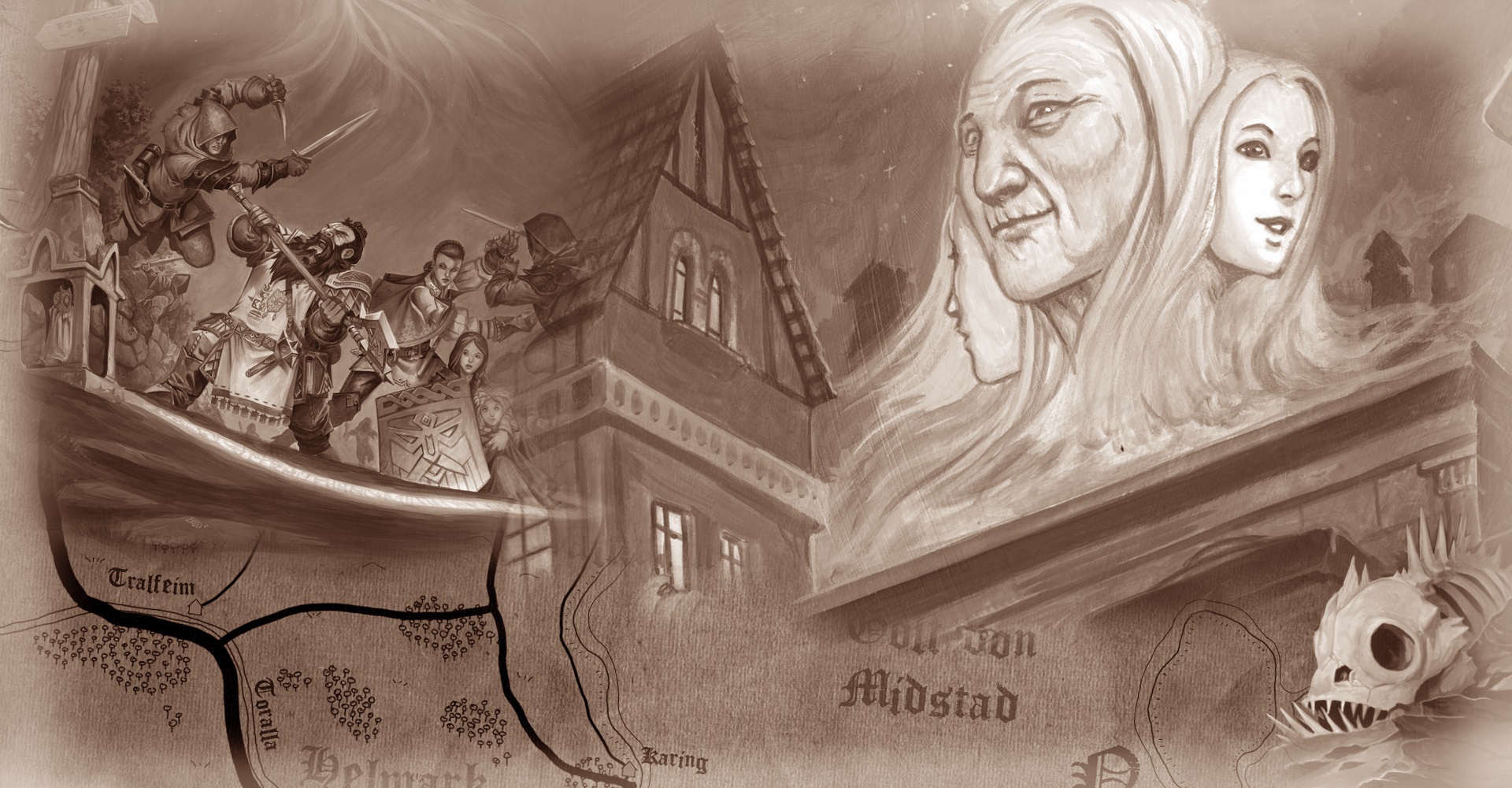 background Die Hexenkönigin-Trilogie - Ein Deluxe-Abenteuerband für Splittermond