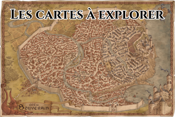 Couverture de Les cartes à explorer
