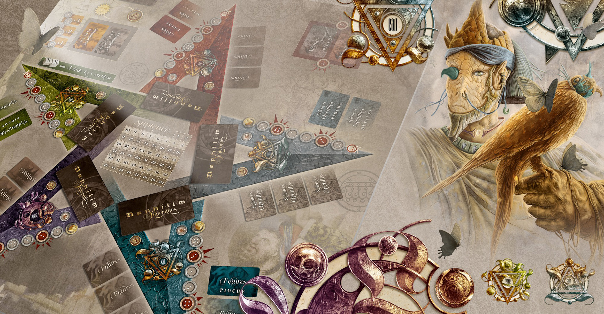 background Nephilim Fraternités - Le jeu de plateau - Late Pledge