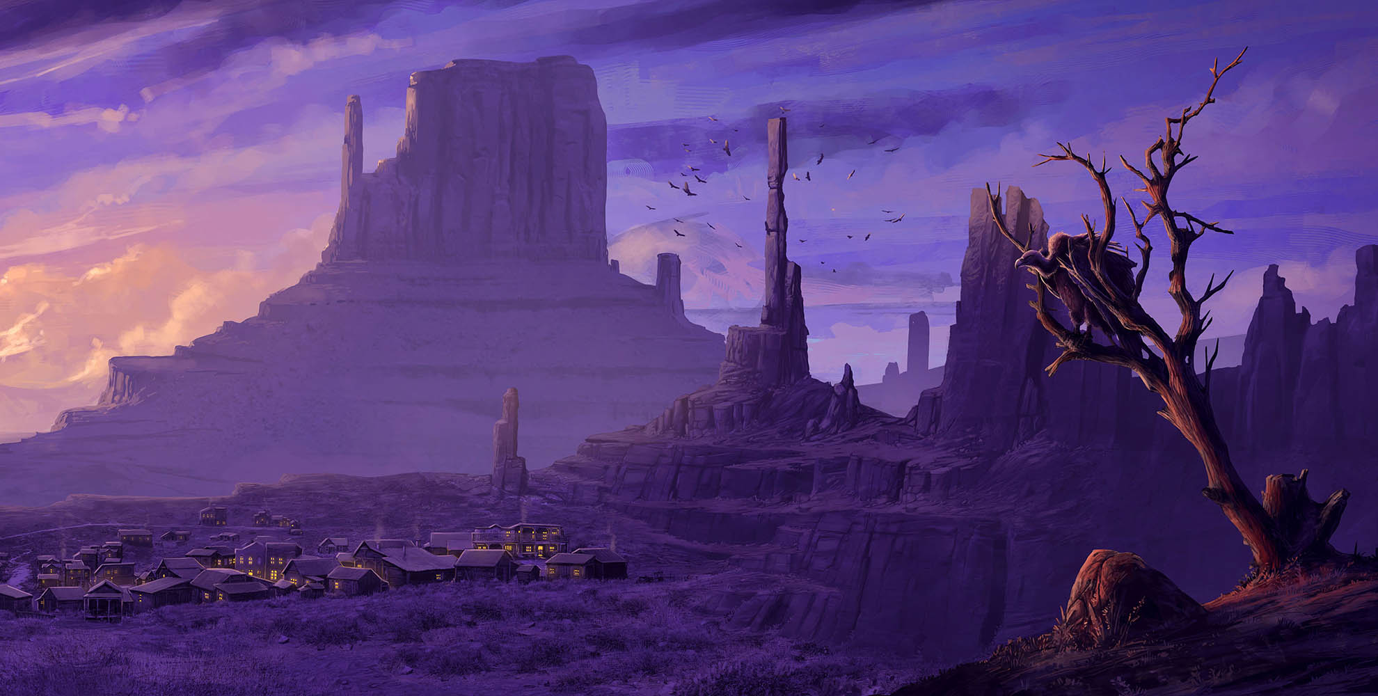 background Tecumah Gulch - Edition Far West