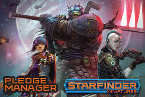 Couverture de Starfinder Miniatures Pledge Manager