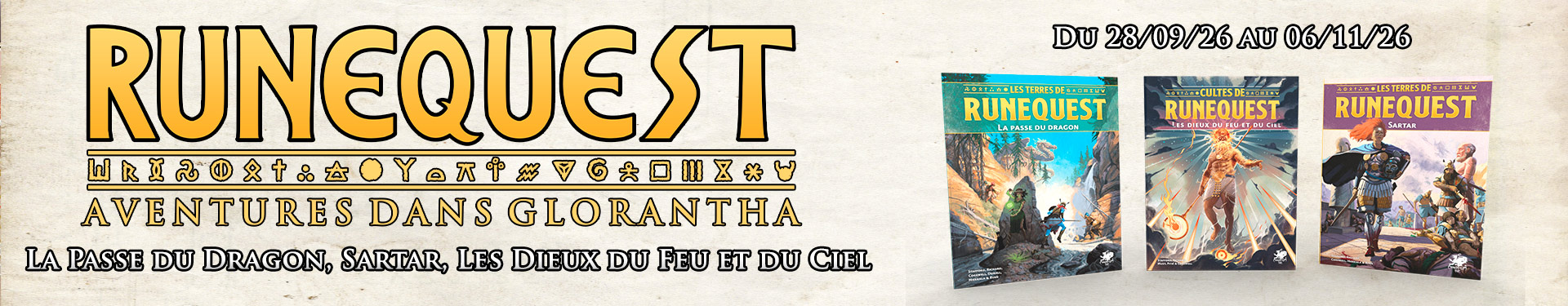 Runequest : 3 nouveaux suppléments