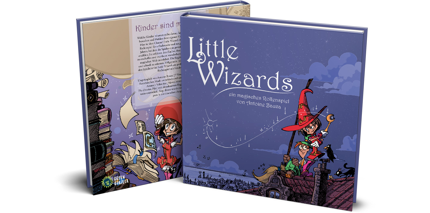 Little Wizards Buch Vorder- und Rückseite
