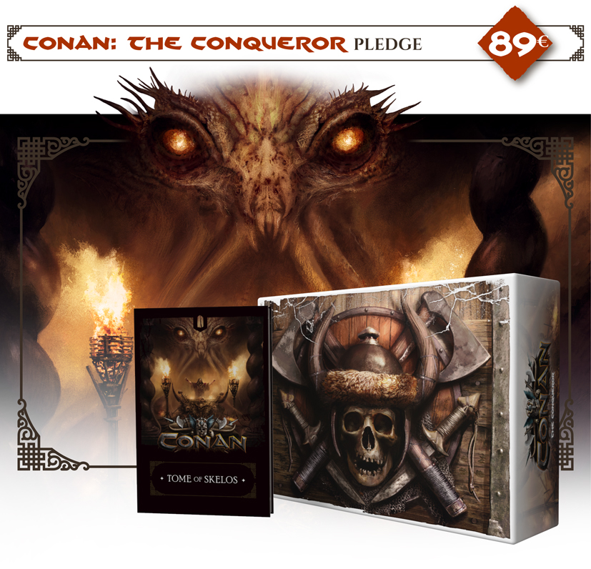 Настольная игра Conan. Conan the Adventurer дракон кари. Сундук босса белый тигр Конан. Root: the Marauder Expansion (Kickstarter Edition) (2022).