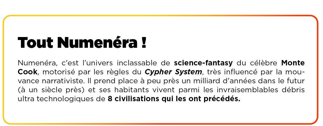 L'intégrale de Numenéra  de Monte Cook