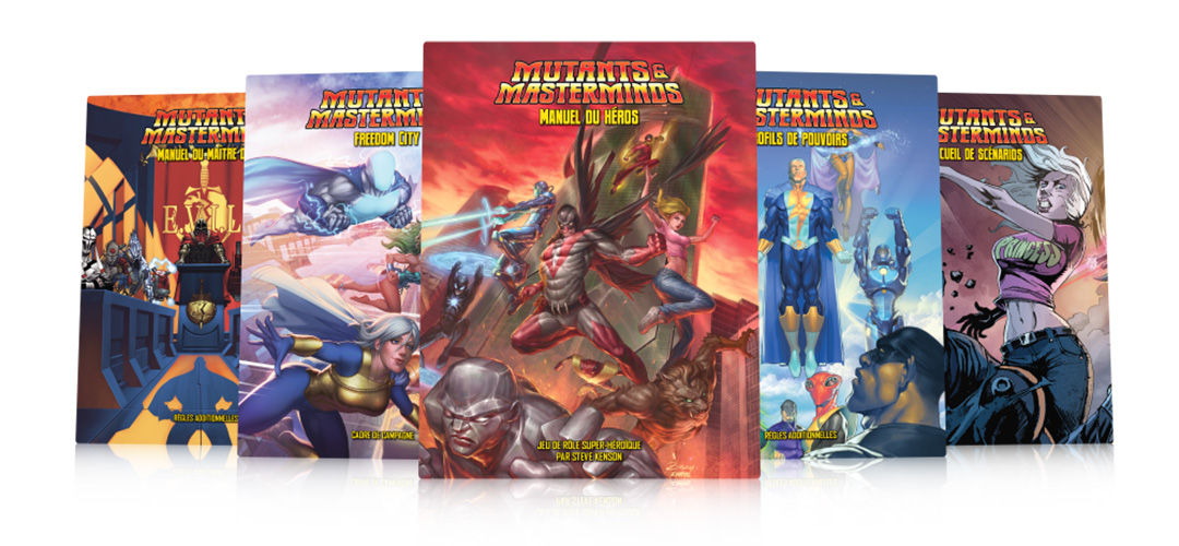 Illustrations Mutants & Masterminds