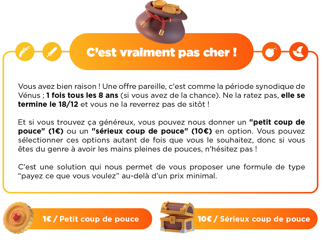 C pas cher et vous donnez un coup de pouce à BBE